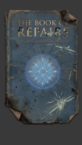 The recovered cover of The Book of Repairs